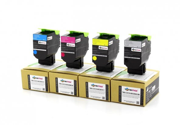 Lexmark CX410e Muadil Toner Takım - Resim 8