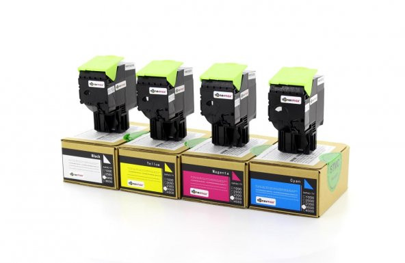 Lexmark CS410dtn Muadil Toner Takımi - Resim 8
