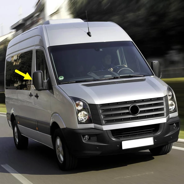 VW Crafter 2013-16 Sağ Dış Ayna Komple Elektrikli Isıtmalı 2E1857508A ürün görseli 1
