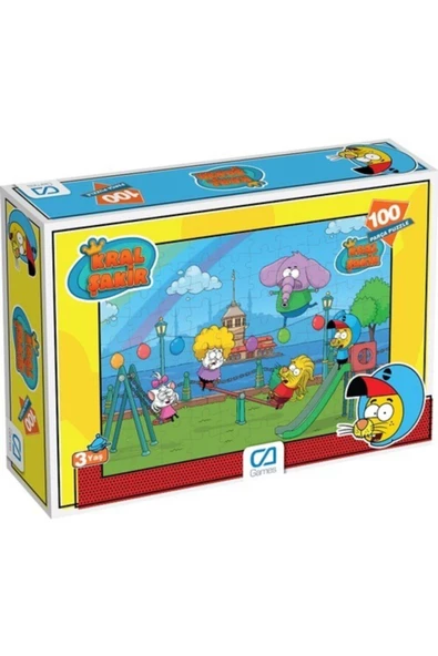 Ca Games Kral Şakir 100 Parça Çocuk Puzzle ürün görseli 1