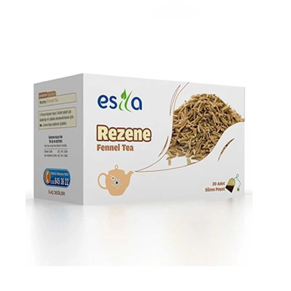 Esila Rezene Süzen Poşet Çay 20 x 2 G ürün görseli 1