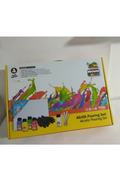 Nova Color Pouring Set Karadeniz 4 Renk ürün görseli 1