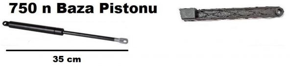 750 N Baza Amortisörü Baza Pistonu 750n (1 Adet) ürün görseli 1