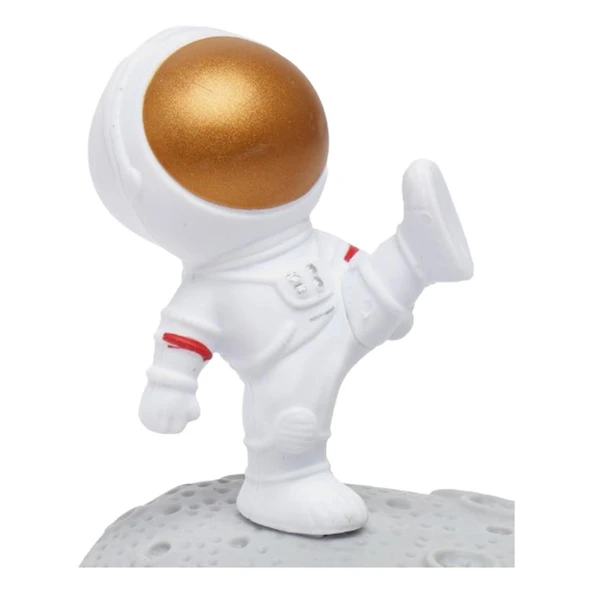 Tutucu Kaymaz Taban Hafif Taşınabilir Mini Astronot Model Telefon Tablet Stant ürün görseli 1