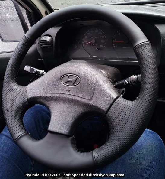 Hyundai H100 2003 Araca Özel Direksiyon Kılıfı (SOFT NOKTA NAPA) ürün görseli 1