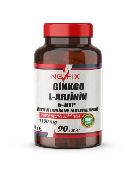 Multivitamin Multimineral 90 Tablet 5-HTP Ginkgo Biloba Koenzim Q-10 Glutatyon Zengin İçerik ürün görseli 1