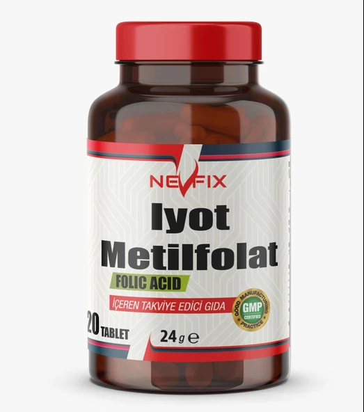 İyot & Metilfolat 120 Tablet İyodine Folik Asit ürün görseli 1