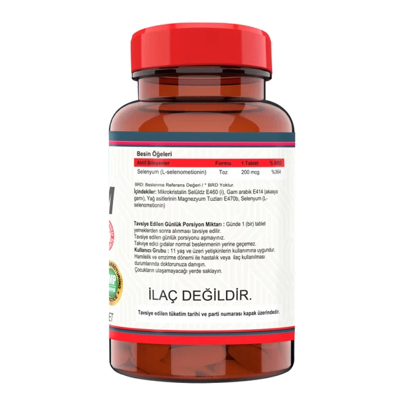 Nevfix Selenyum 200 mcg 120 Tablet - Resim 2