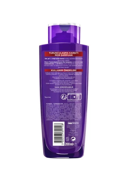 Elseve Mor Şampuan 200 ml - Resim 3