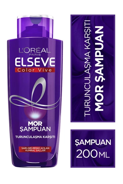 Elseve Mor Şampuan 200 ml ürün görseli 1