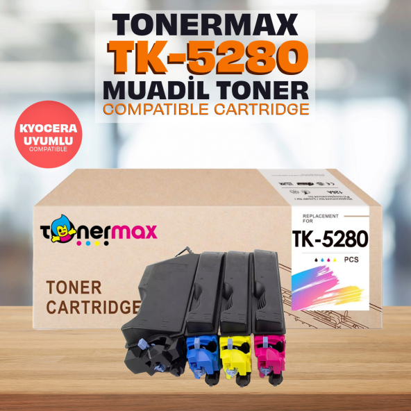 Kyocera Ecosys P6235cdn Muadil Toner Takım / Kyocera TK-5280 Muadil Toner ürün görseli 1