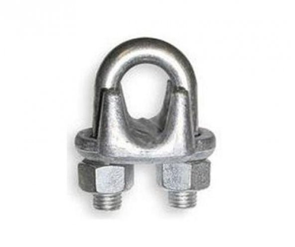 GALVANİZLİ ÇELİK HALAT KLEMENSİ  18 MM 5 ADET - Resim 2