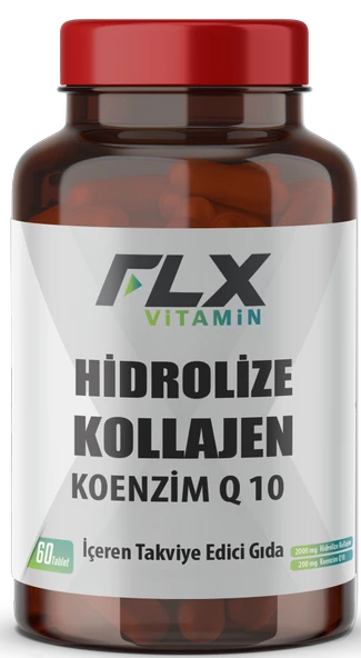 FLX Hidrolize Collagen Coenzyme Biotin Selenium Magnezyum 60 Tablet ürün görseli 1