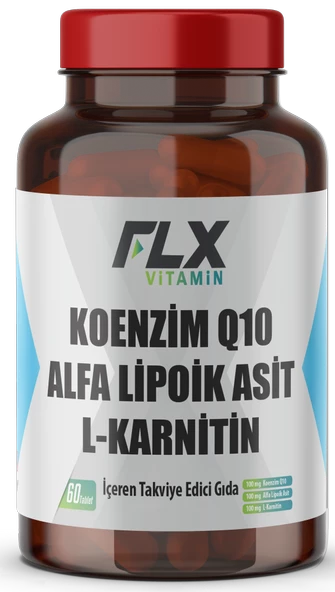 FLX Coenzyme Q-10 L-Carnitine Alpha Lipoic Acid 60 Tablet ürün görseli 1