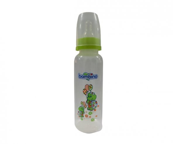 Bambino Bambiş Cam Biberon- Yeşil 225Ml ürün görseli 1