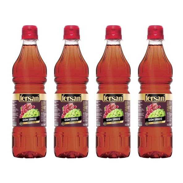 Fersan Üzüm Sirkesi 500 ml Pet x 4 Adet ürün görseli 1