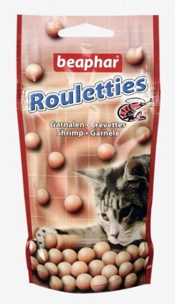 Beaphar Rouletties Karidesli Kedi Ödül Tableti (80 Adet) 44,2 Gr. ürün görseli 1