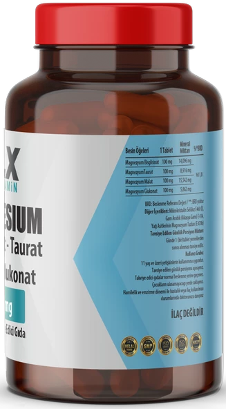 Magnezyum Elementleri Complex 400 MG 60 Tablet - Resim 2