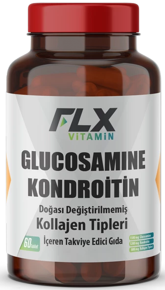 Flx Glukozamin Chondroitin Msm Vitamin D Collagen 60 Tablet ürün görseli 1