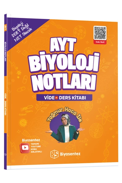 Yağmur Hoca ile Biyosentez AYT Biyoloji Video Ders Kitabı ürün görseli 1