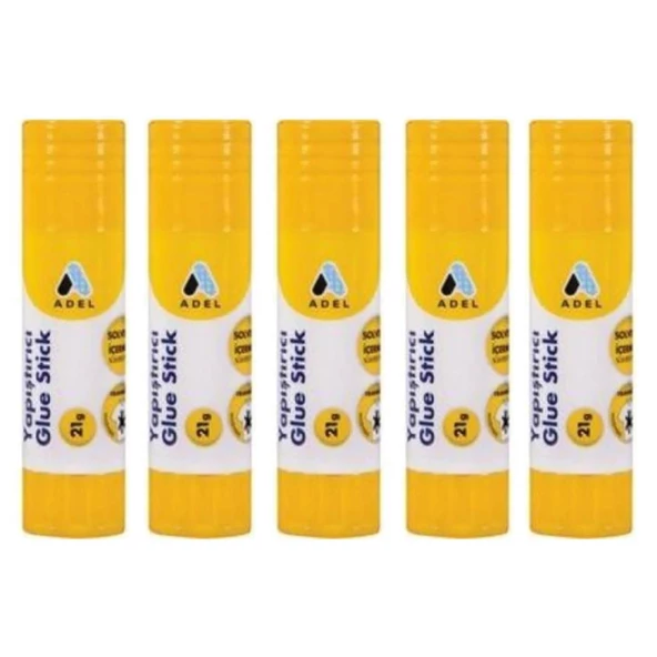 Adel Stick Yapıştırıcı Glue 21 Gram - 5 Adet ürün görseli 1