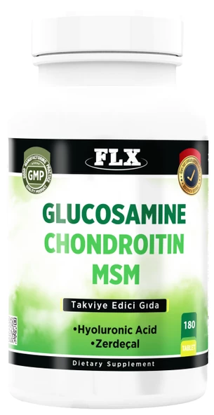 Glucosamine Chondroitin Msm Zerdeçal Hyoluronic Asit 180 Tablet ürün görseli 1