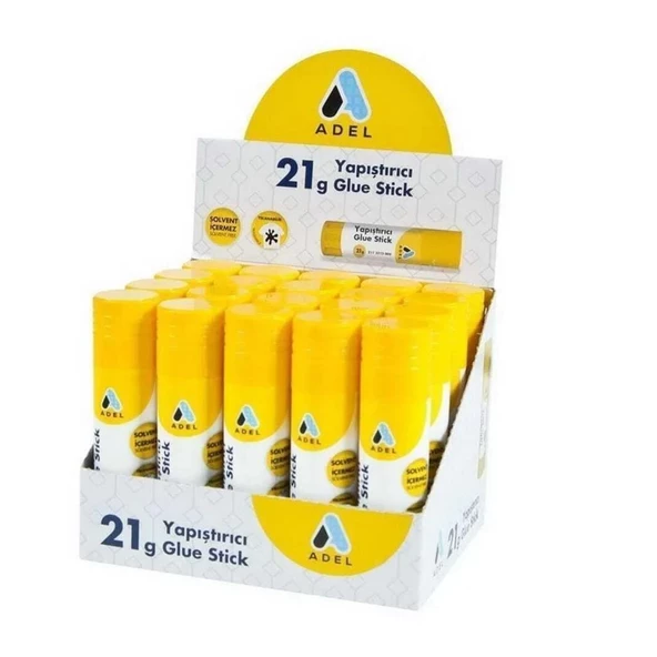 Adel Stick Yapıştırıcı Glue 21 Gram - 24 Adet ürün görseli 1