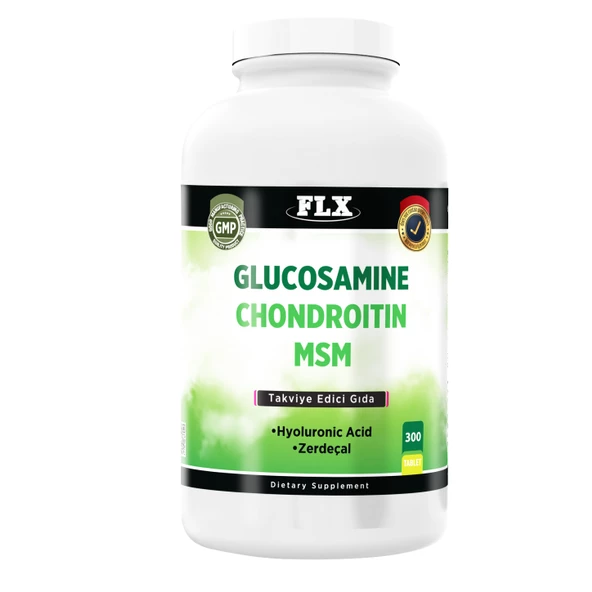 Glucosamine Chondroitin Msm Hyoluronic Asit Zerdeçal 300 Tablet ürün görseli 1