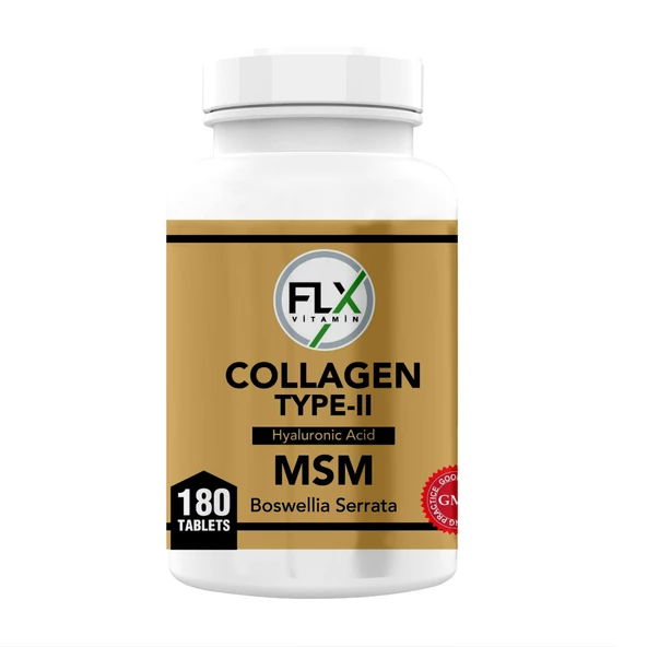 Flx Collagen Type-II Hyaluronic Acid Msm Boswellia Serrata 180 Tablet ürün görseli 1