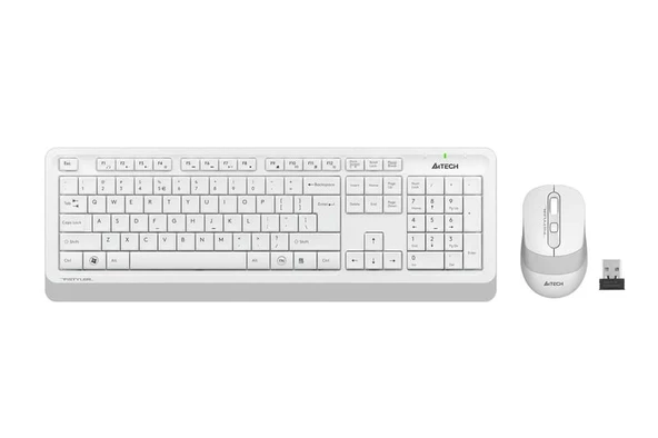 A4-Tech FG1010 Kablosuz Q Klavye Mouse Set - Beyaz - Resim 3