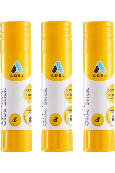 Adel Stick Yapıştırıcı 8 Gram - 3 Adet ürün görseli 1