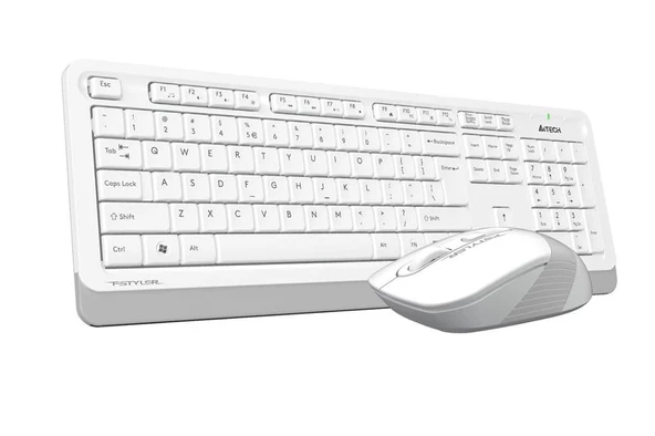 A4-Tech FG1010 Kablosuz Q Klavye Mouse Set - Beyaz ürün görseli 1
