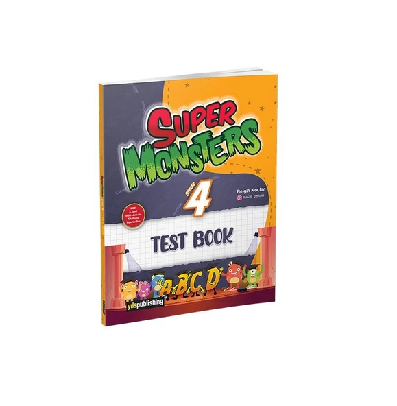 YDS Publishing 4. Sınıf Super Monsters Test Book ürün görseli 1