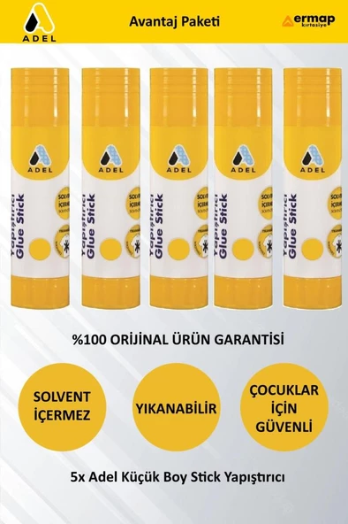Adel Stick Yapıştırıcı 8 Gram - 5 Adet ürün görseli 1
