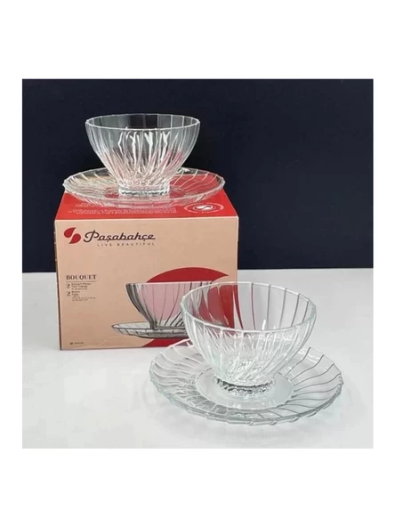 Paşabahçe 950110 Bauquet Çorba Kasesi ve Tabağı 2'li ürün görseli 1