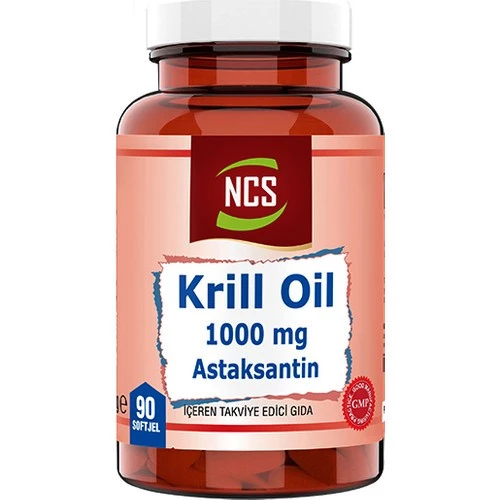 Ncs Krill Oil 1000 Mg Astaksantin 2 Mg 90 Softgel ürün görseli 1