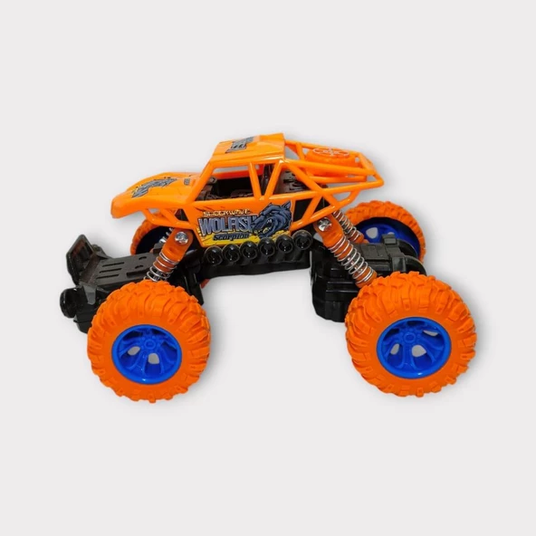 Çek Bırak Cross Buggy Araba 14 Cm - Turuncu - Resim 2