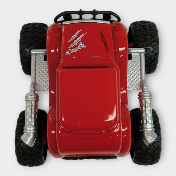Çek Bırak Cross Buggy Araba - Kırmızı - Resim 5