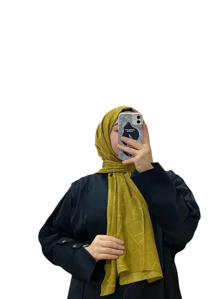 JAKARLI KÜP DESENLİ ŞAL 1012 - Resim 9