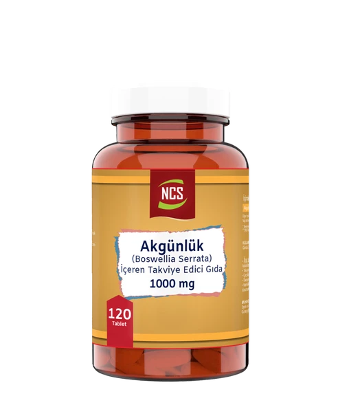 Boswellia Serrata Akgünlük 1000 Mg 120 Tablet ürün görseli 1