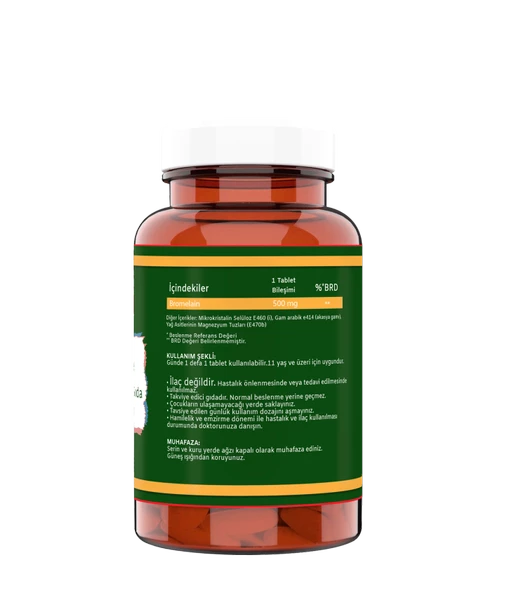Ncs Bromelain ( Ananas ) 500 MG 90 Tablet - Resim 2