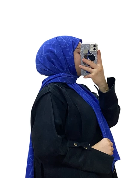 JAKARLI KÜP DESENLİ ŞAL 1012 - Resim 2