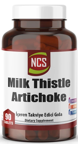 Ncs Milk Thistle Artichoke Zerdeçal Karahindiba 90 Tablet ürün görseli 1