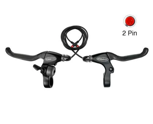 E-Bike Fren Kolu Set - Güç Kesicili, 2 Pin Uç, Zilli, TEKTRO ürün görseli 1