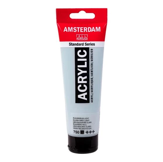 Amsterdam Akrilik Boya 120ml Tüp BLUISH GREY LIGHT 750 ürün görseli 1