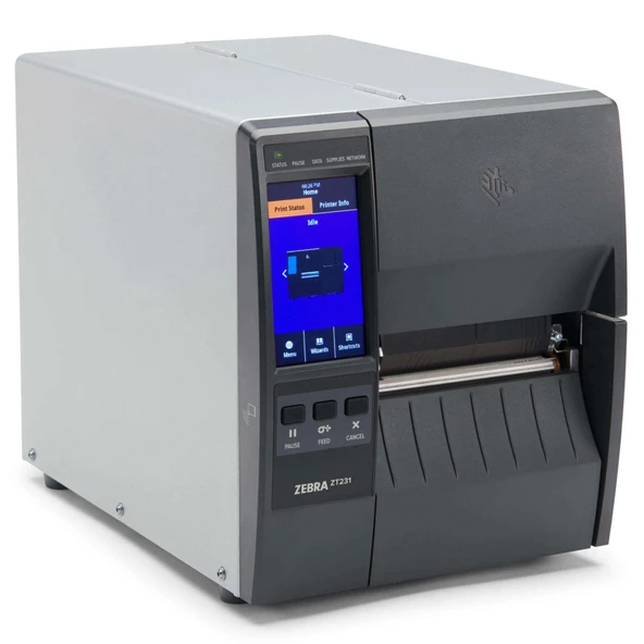 ZEBRA ZT231 Thermal+Thermal Transfer Seri+Usb+Ethernet 203 dpi Barkod Yazıcı ürün görseli 1