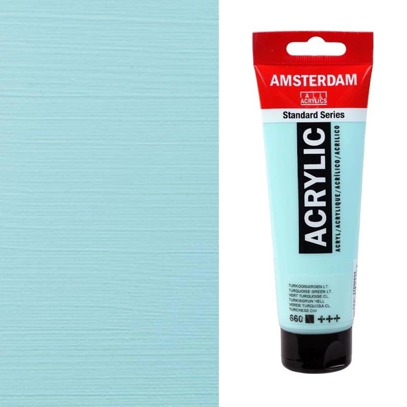 Amsterdam Akrilik Boya 120ml Tüp TURQUOISE GREEN LT 660 ürün görseli 1