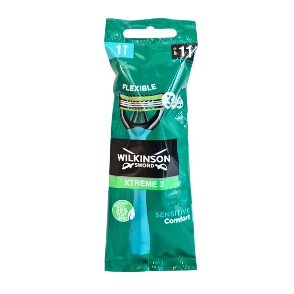 Wilkinson Sword Intuition Comfort Xtreme 3 Flexible Erkek Tıraş Bıçağı, 1'li Paket ürün görseli 1