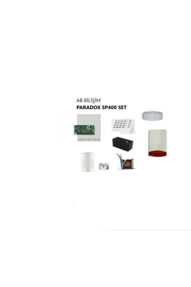 PARADOX Sp4000 Kablolu Alarm Seti - Siren Flaşör R.: Kırmızı ürün görseli 1
