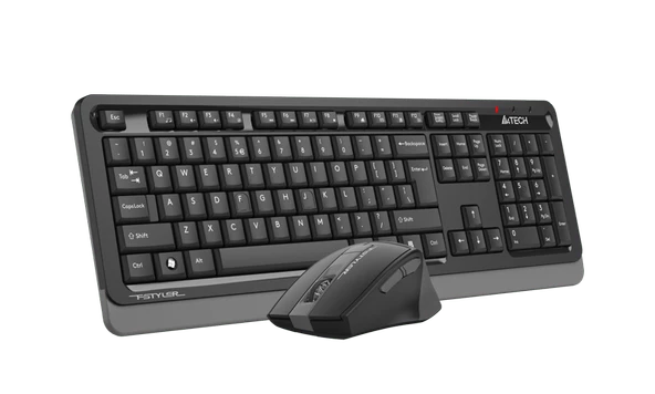 A4-Tech FG1035 Kablosuz Q Klavye Mouse Set - Gri - Resim 2